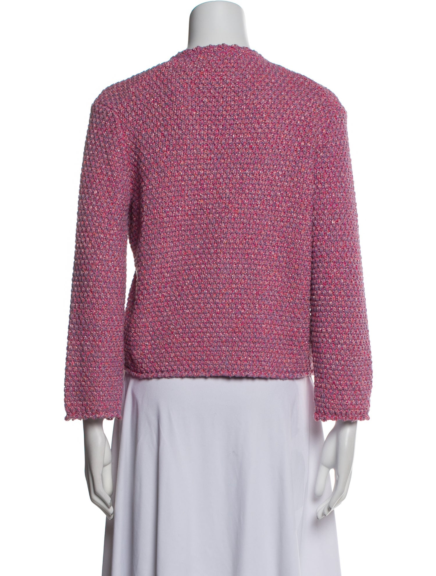 Maje Tweed Pattern Evening Jacket